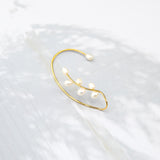 Pearl Leaves Cuff