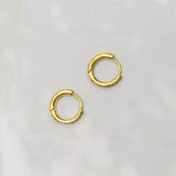 Ronde minioorringen van goud staal met kristal in Alkmaar