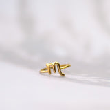 Sterrenbeeld ring goud Schorpioen oktober november scorpius