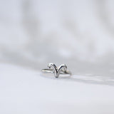 Sterrenbeeld Ring zilver Ram Aries maart april