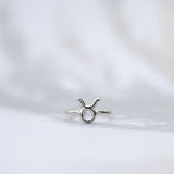 Sterrenbeeld Ring zilver Taurus Stier april mei