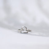 Sterrenbeeld Ring zilver Weegschaal september oktober Libra