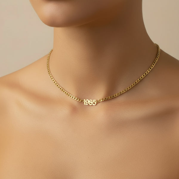 Jaartal Ketting - Goud (1985 t/m 2005)