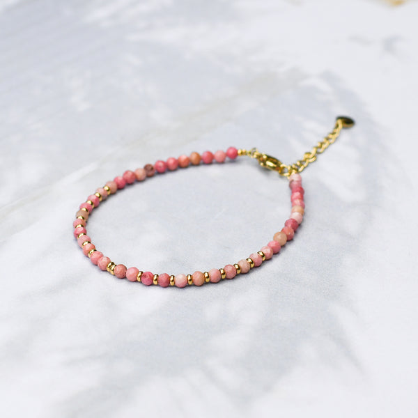 Pink Gold Beads