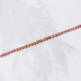 Pink Gold Beads
