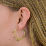 Strand oorbellen Boho Hoops 