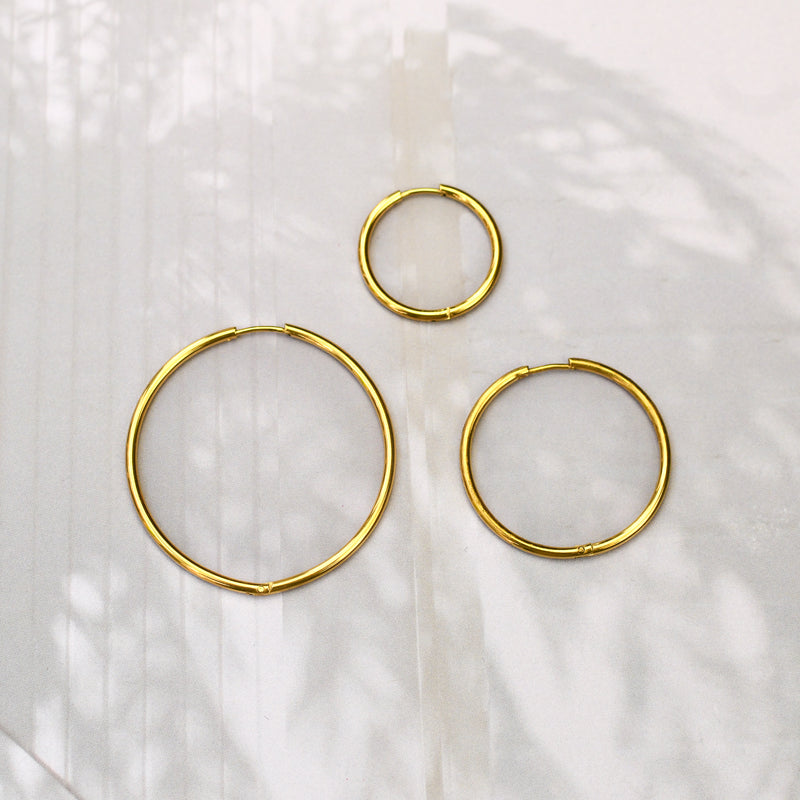 Large Click Hoops ⌀40mm