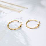 Simple Twisted Hoops ø30 mm